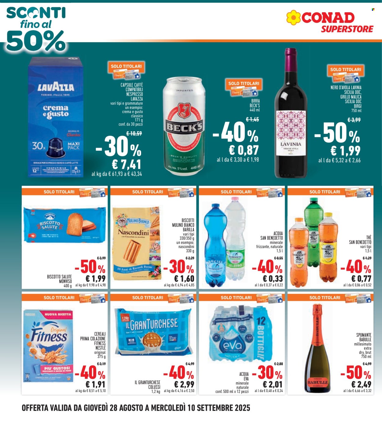 Volantino Conad - 28/8/2025 - 10/9/2025. Pagina 4