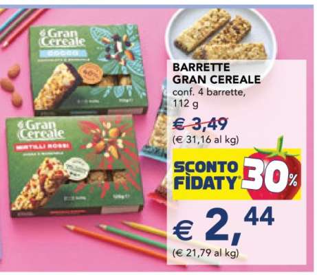 BARRETTE GRAN CEREALE
