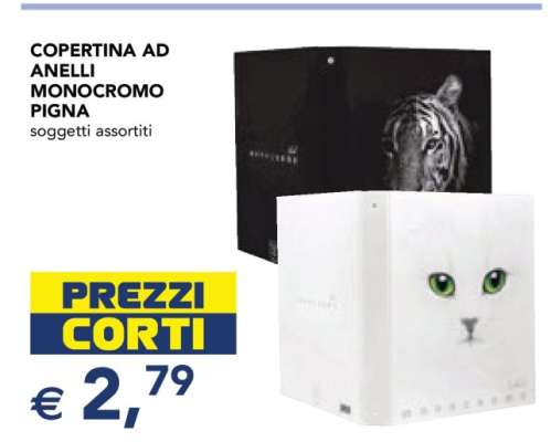 COPERTINA AD ANELLI MONOCROMO PIGNA