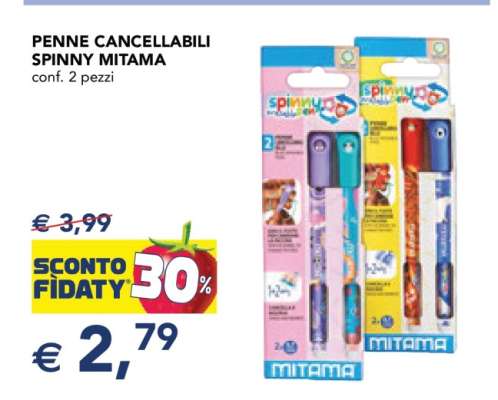 PENNE CANCELLABILI SPINNY MITAMA