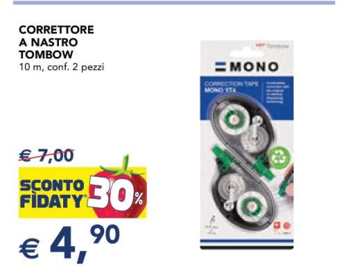 CORRETTORE A NASTRO TOMBOW