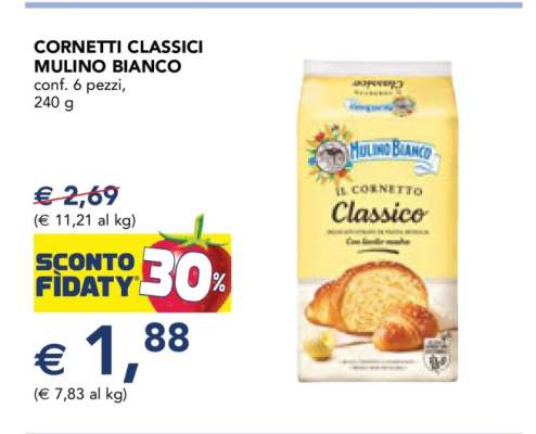 CORNETTI CLASSICI MULINO BIANCO