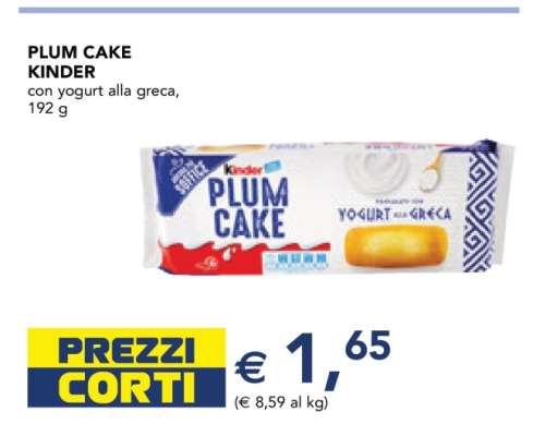 PLUM CAKE KINDER