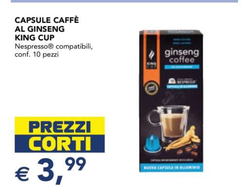 Capsule Caffè al Ginseng King Cup