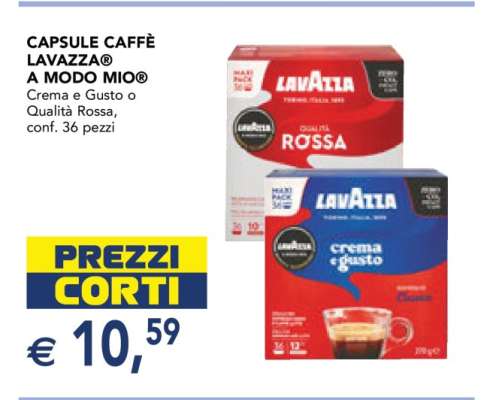 CAPSULE CAFFÈ LAVAZZA® A MODO MIO®