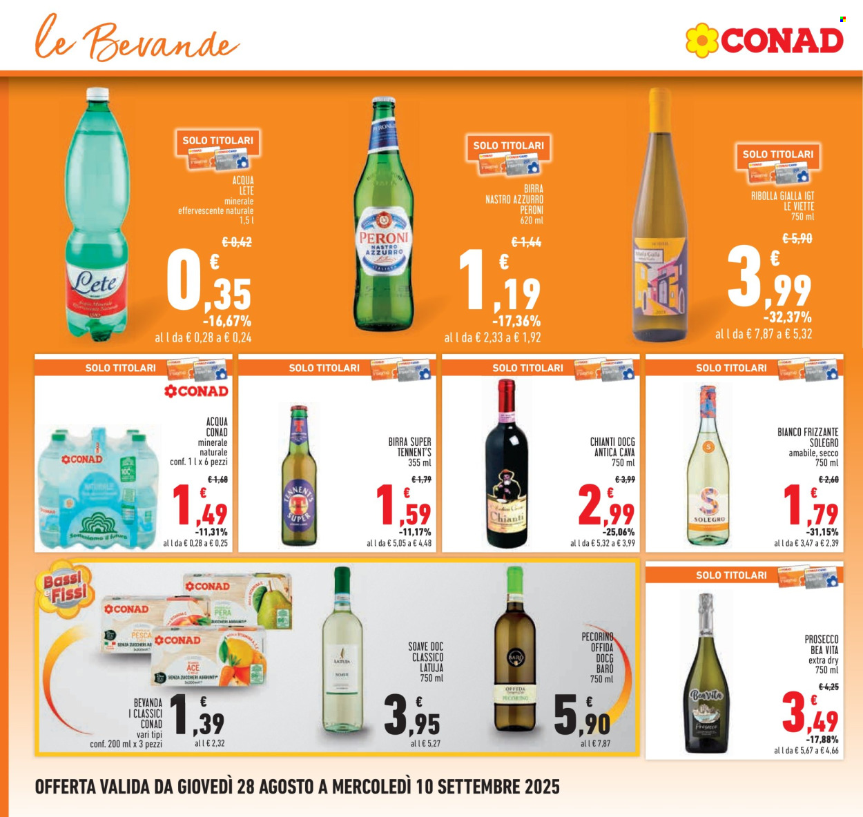 Volantino Conad - 28/8/2025 - 10/9/2025. Pagina 18