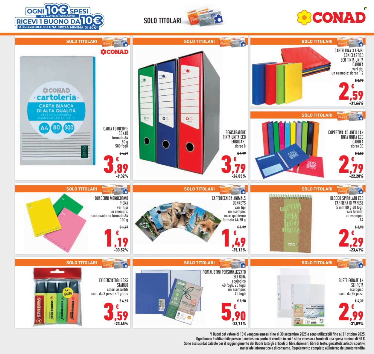 Volantino Conad - 28/8/2025 - 10/9/2025. Pagina 24