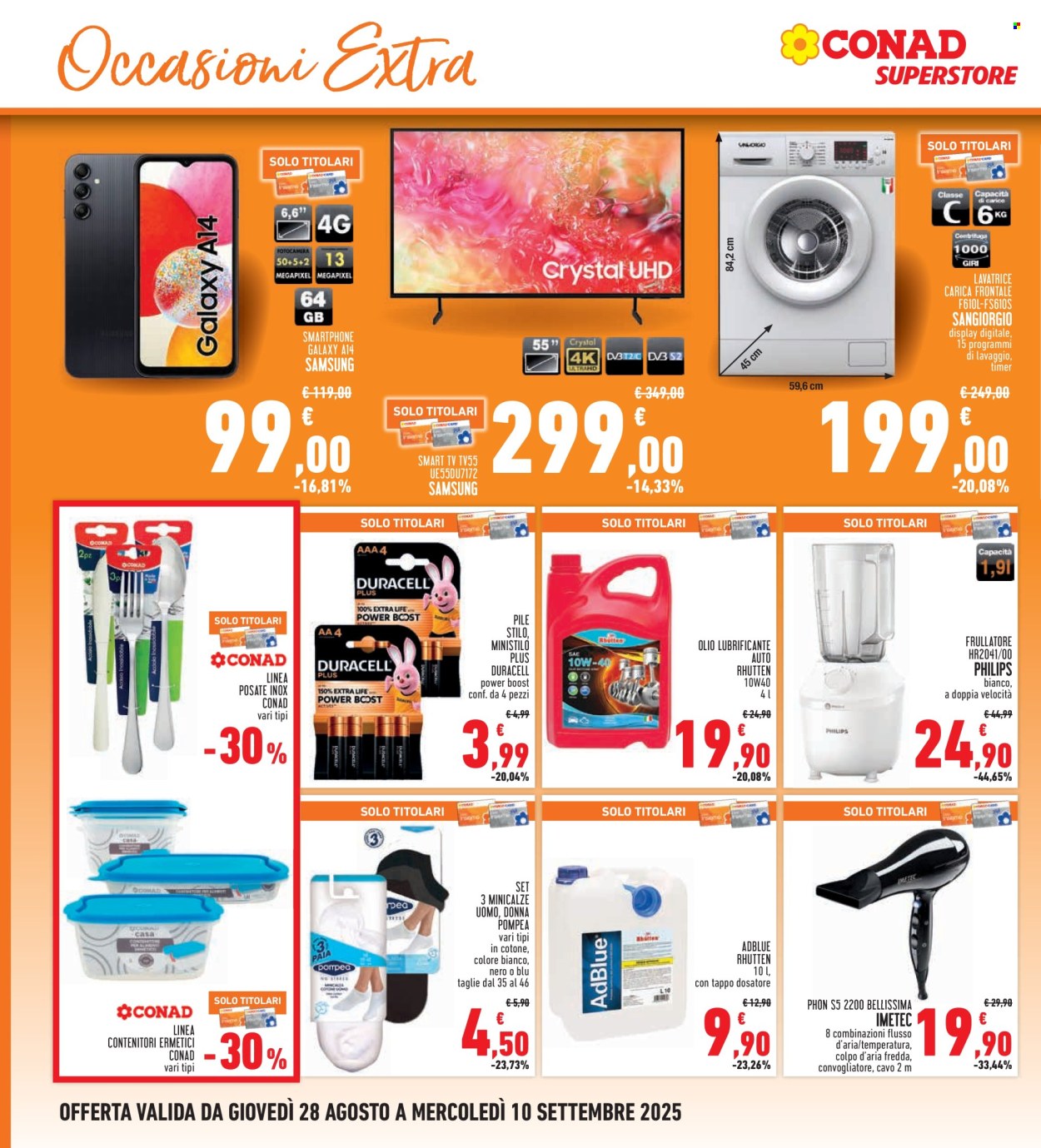 Volantino Conad Superstore - 28/8/2025 - 10/9/2025. Pagina 28