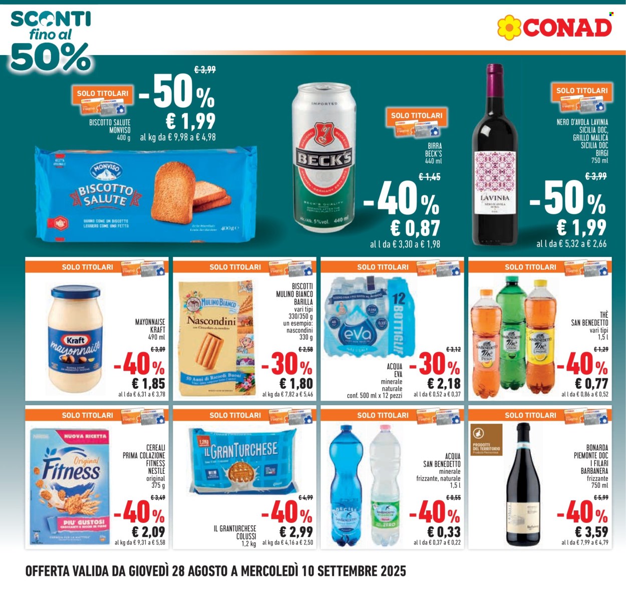 Volantino Conad - 28/8/2025 - 10/9/2025. Pagina 4