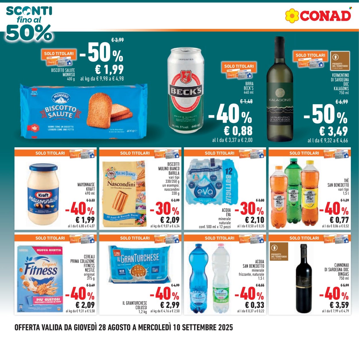 Volantino Conad - 28/8/2025 - 10/9/2025. Pagina 4