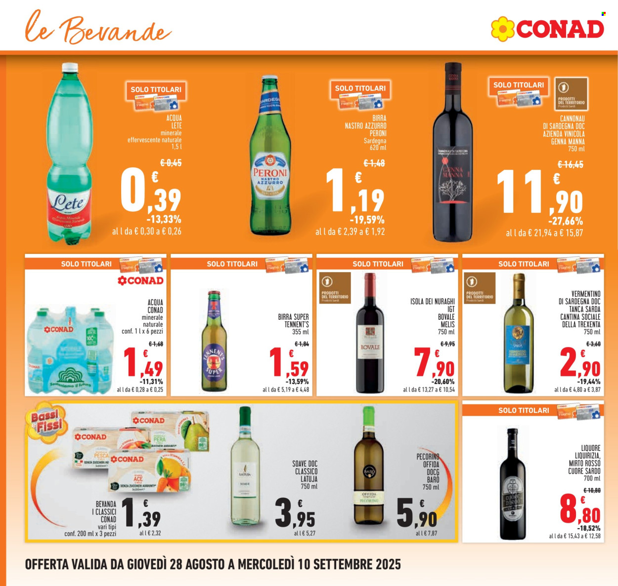 Volantino Conad - 28/8/2025 - 10/9/2025. Pagina 18