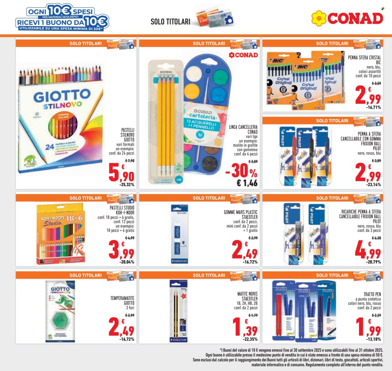 Volantino Conad - 28/8/2025 - 10/9/2025. Pagina 22