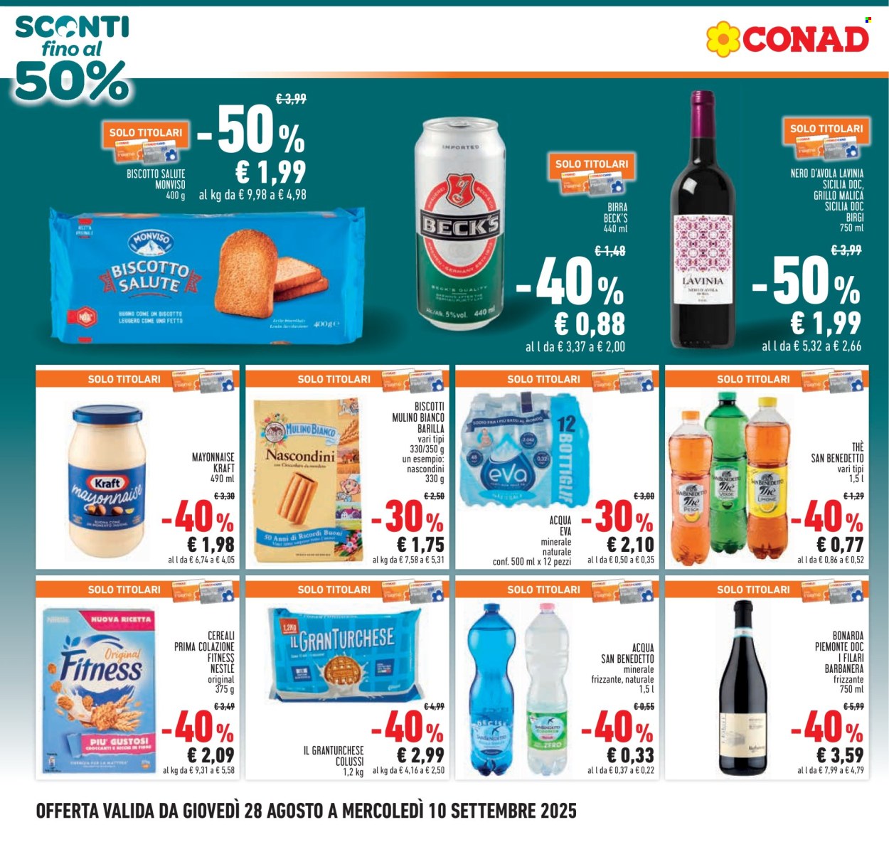 Volantino Conad - 28/8/2025 - 10/9/2025. Pagina 4
