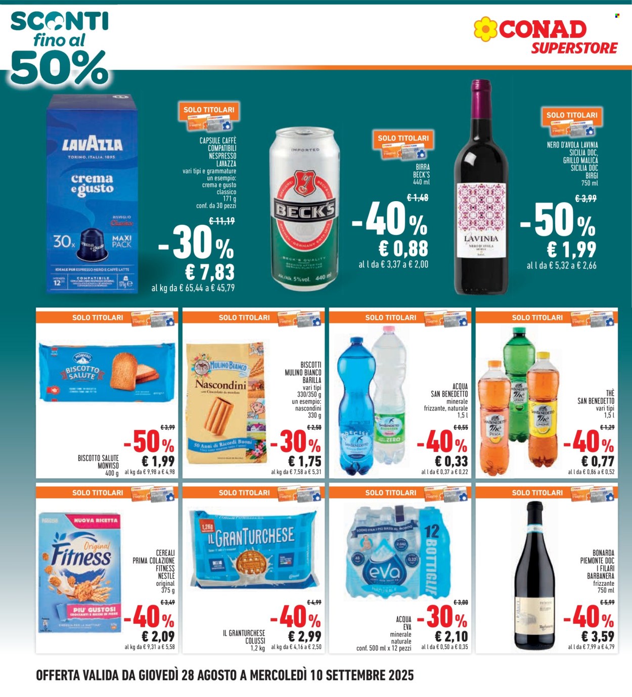 Volantino Conad Superstore - 28/8/2025 - 10/9/2025. Pagina 4