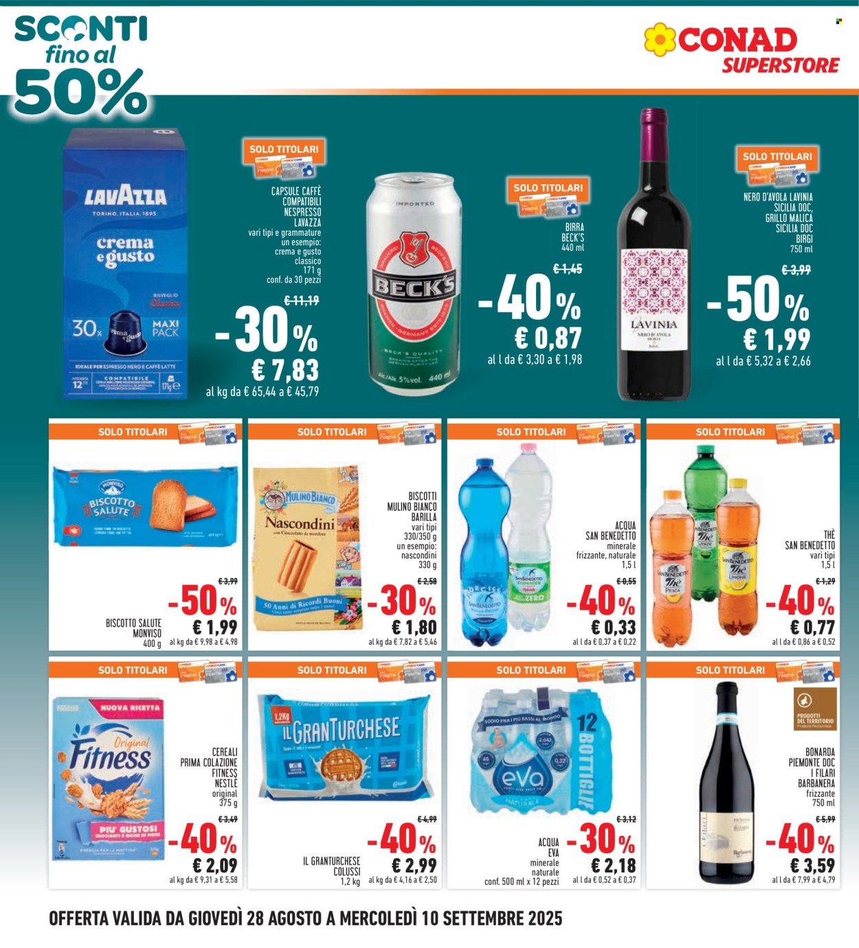 Volantino Conad - 28/8/2025 - 10/9/2025. Pagina 4