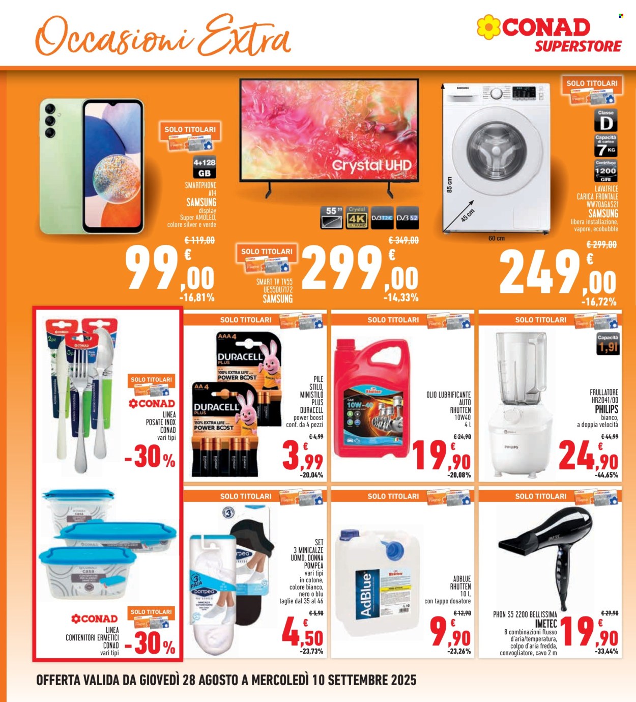 Volantino Conad Superstore - 28/8/2025 - 10/9/2025. Pagina 28