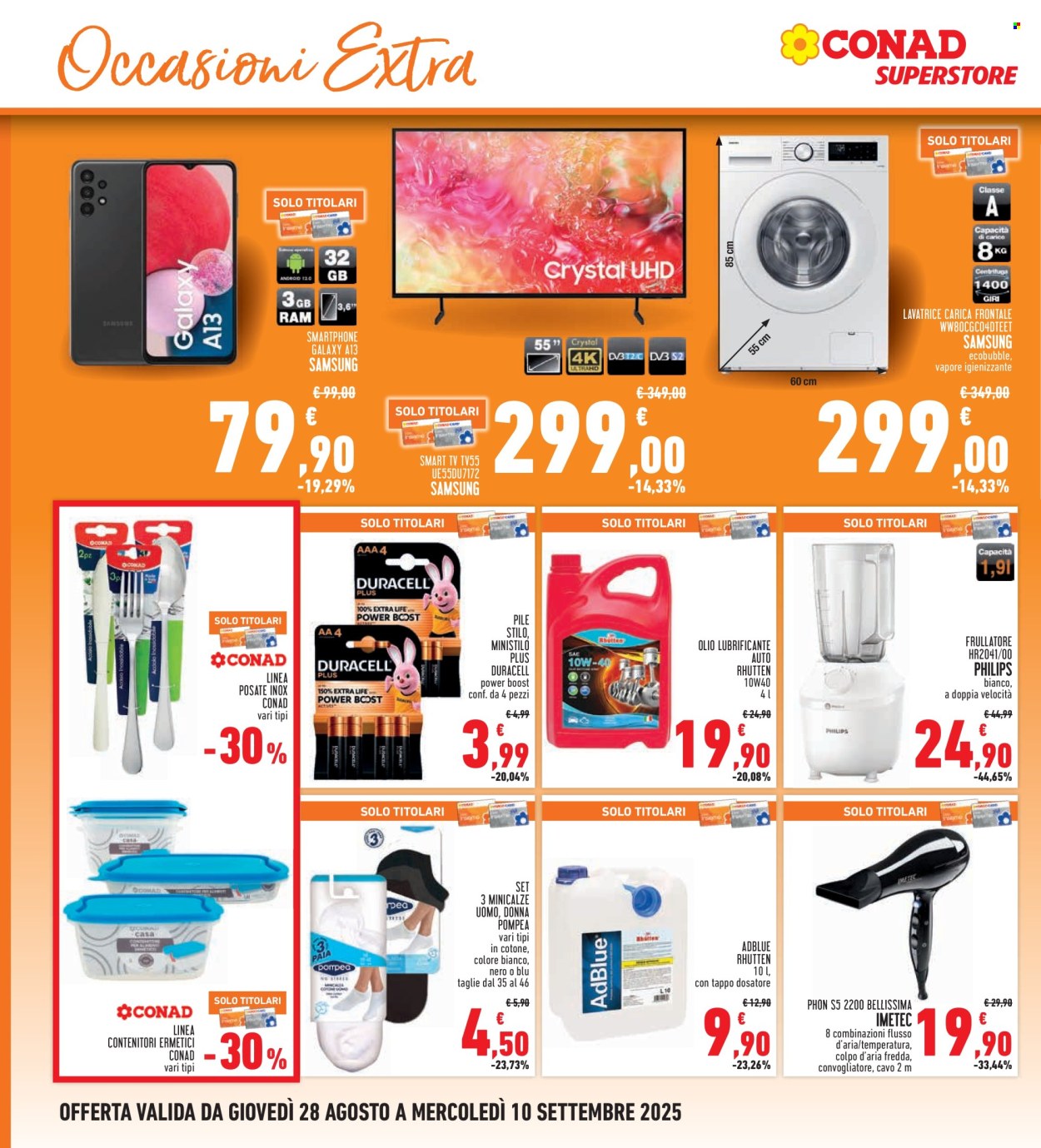 Volantino Conad - 28/8/2025 - 10/9/2025. Pagina 28