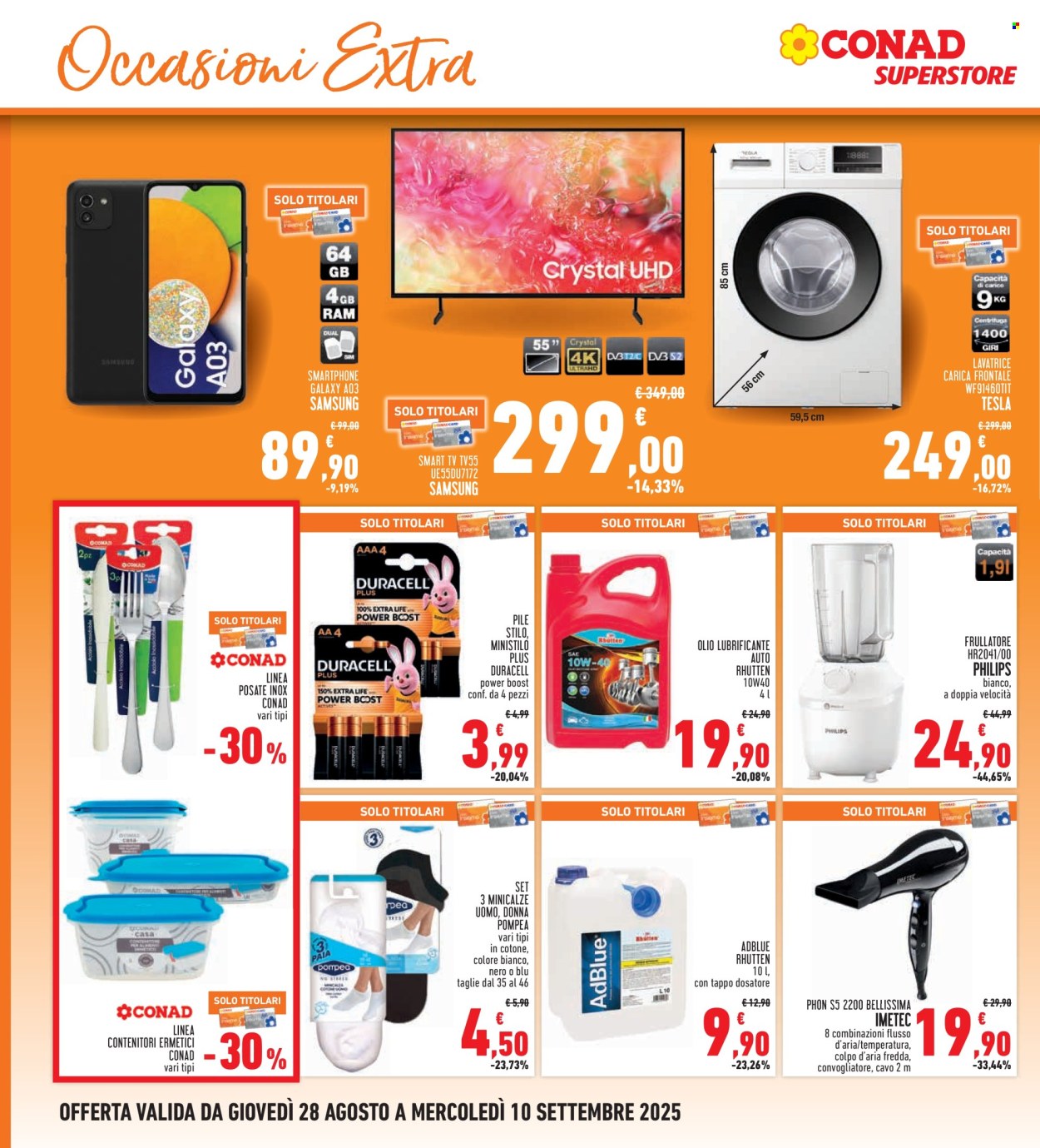 Volantino Conad - 28/8/2025 - 10/9/2025. Pagina 28