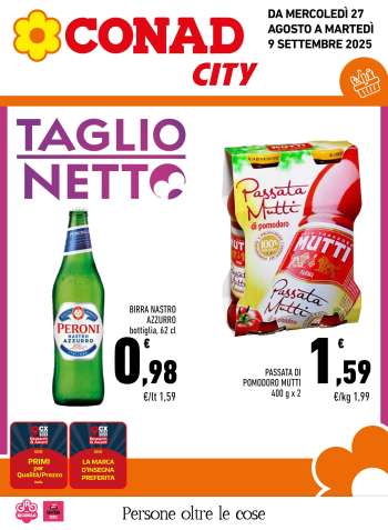 Volantino Conad City - 27/8/2025 - 9/9/2025.