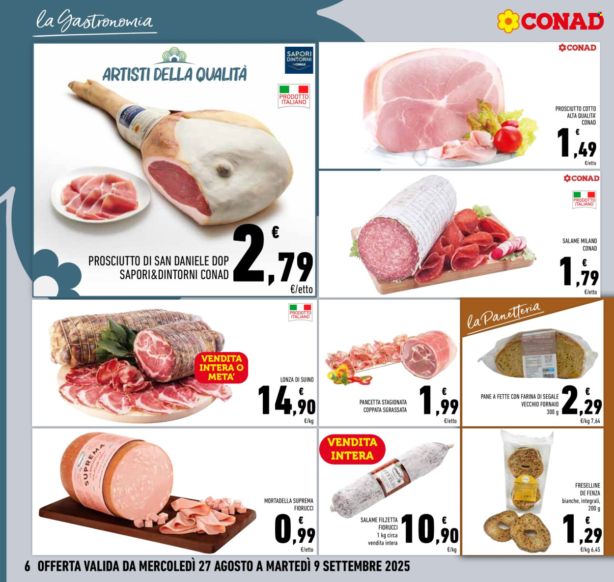 Volantino Conad - 27/8/2025 - 9/9/2025. Pagina 6