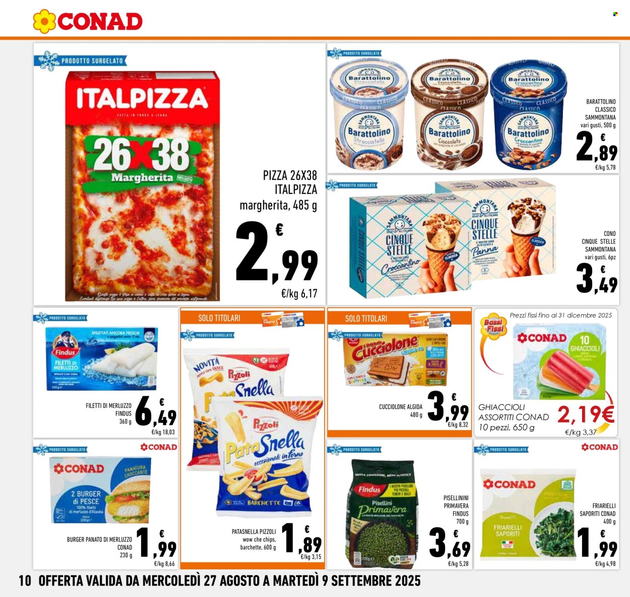 Volantino Conad - 27/8/2025 - 9/9/2025. Pagina 10