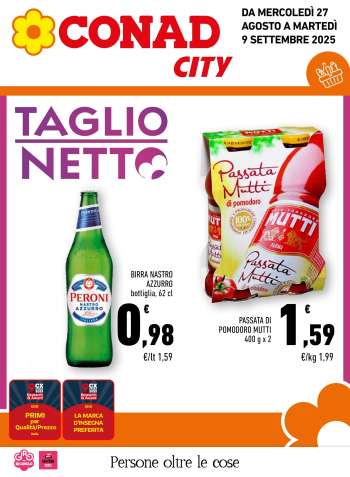 Volantino Conad - 27/8/2025 - 9/9/2025.
