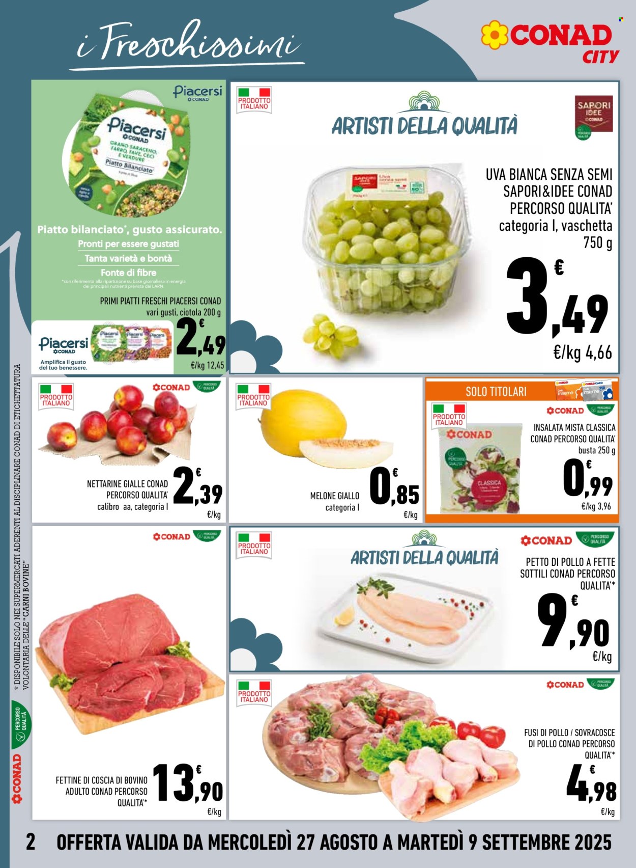 Volantino Conad - 27/8/2025 - 9/9/2025. Pagina 2