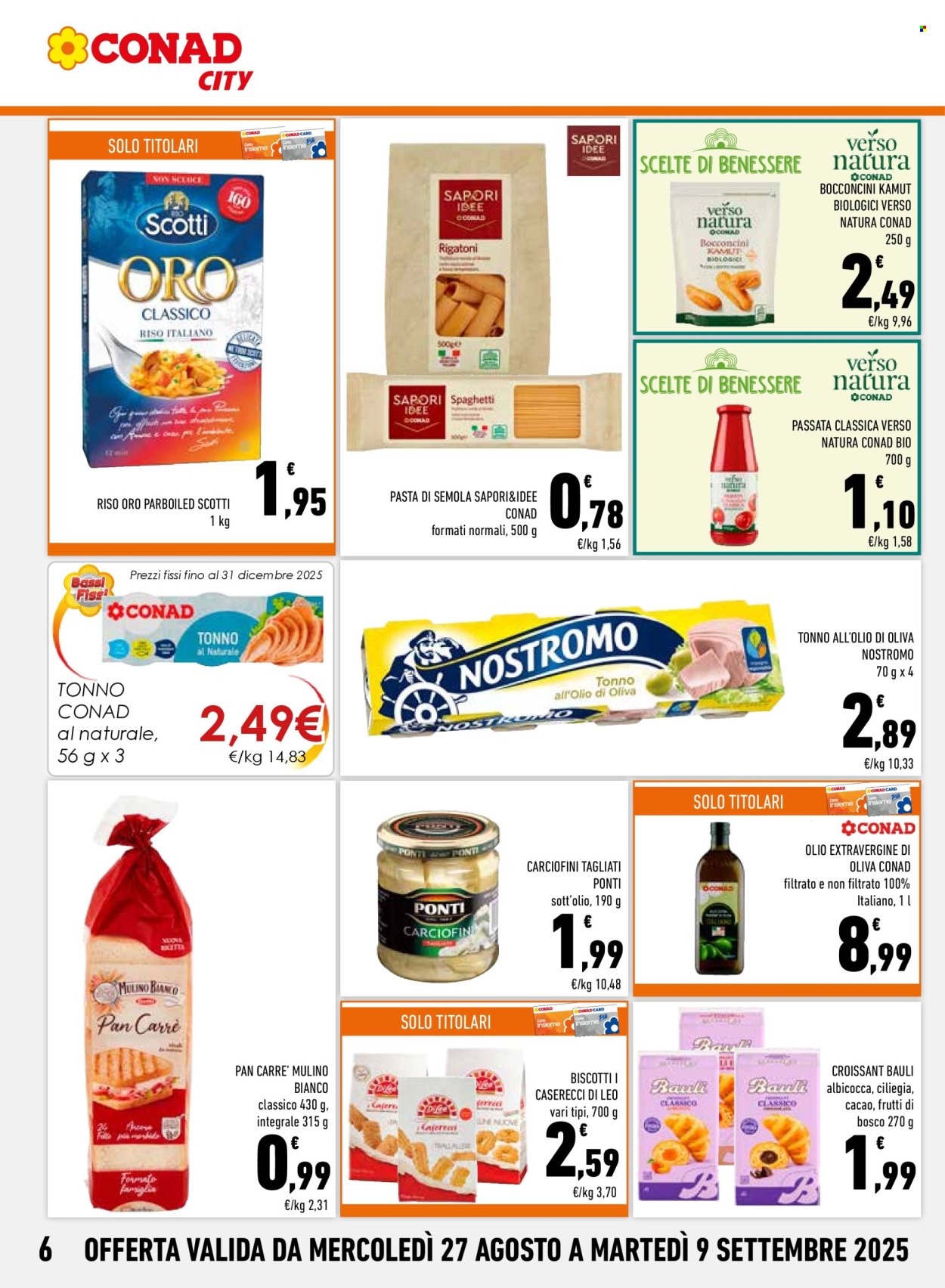 Volantino Conad - 27/8/2025 - 9/9/2025. Pagina 6