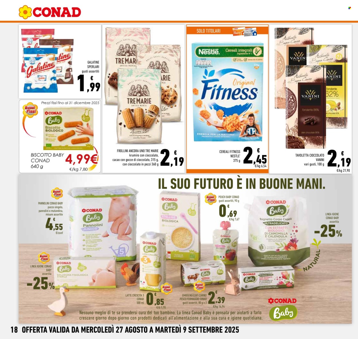 Volantino Conad - 27/8/2025 - 9/9/2025. Pagina 18
