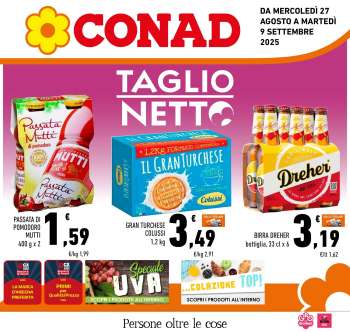 Volantino Conad - 27/8/2025 - 9/9/2025.