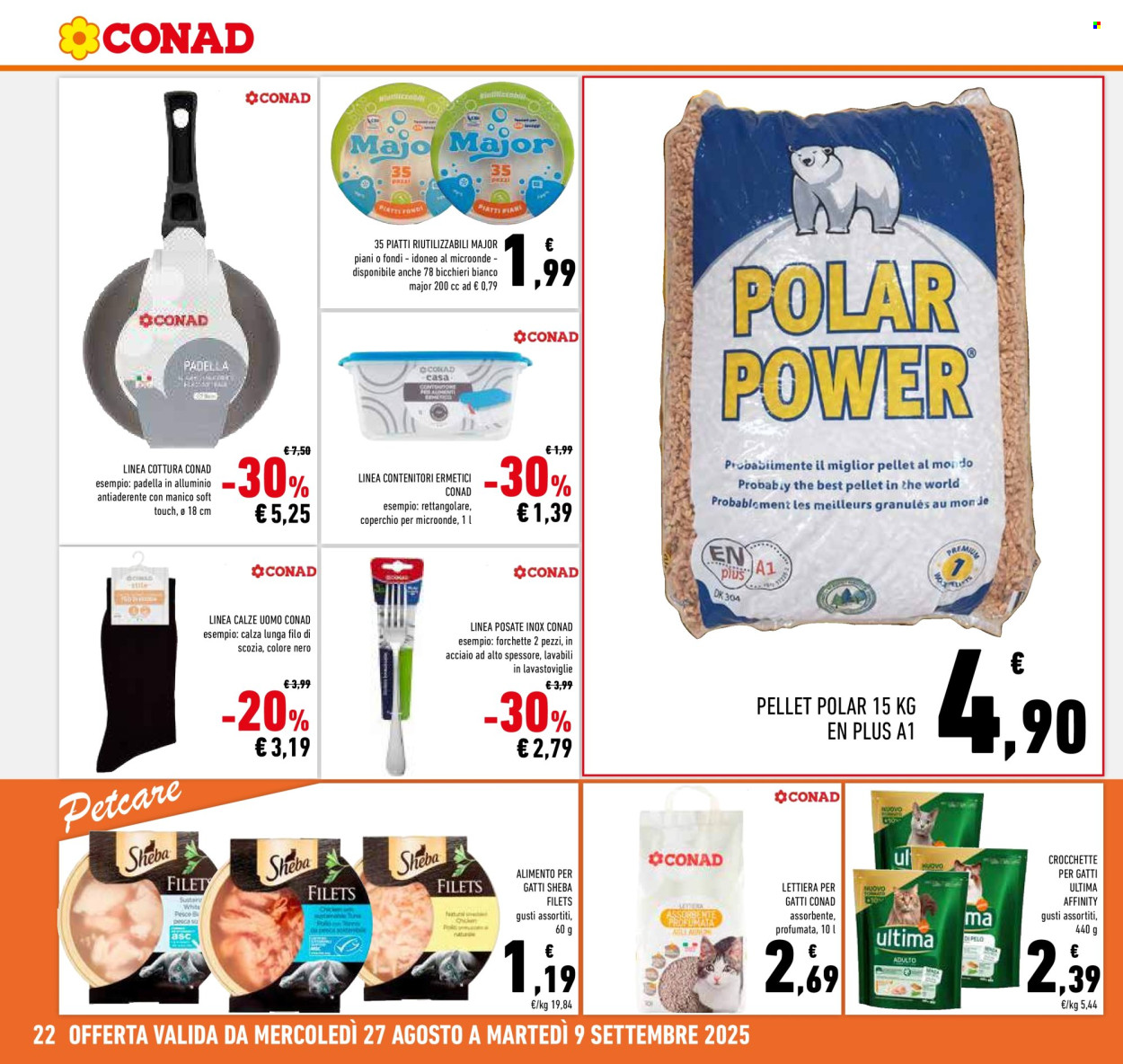Volantino Conad - 27/8/2025 - 9/9/2025. Pagina 22