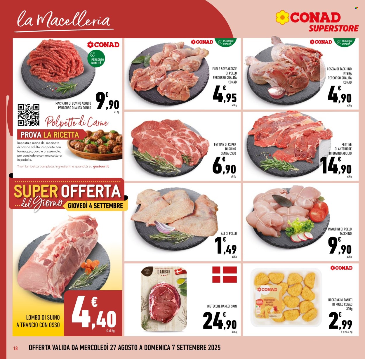 Volantino Conad Superstore - 27/8/2025 - 9/9/2025. Pagina 18