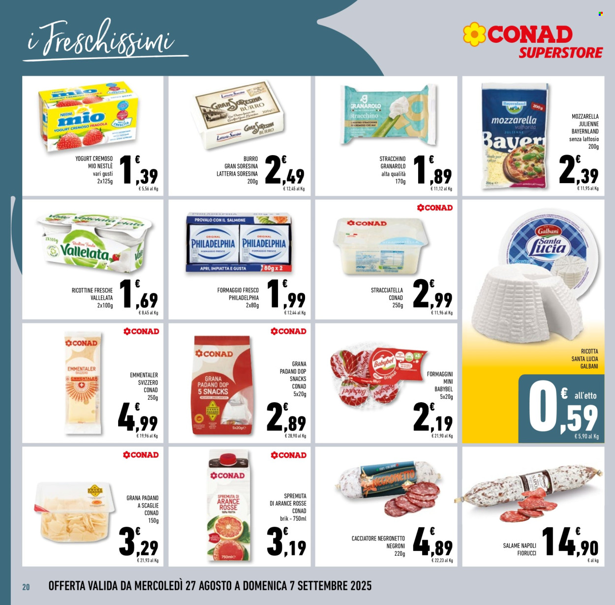 Volantino Conad Superstore - 27/8/2025 - 9/9/2025. Pagina 20