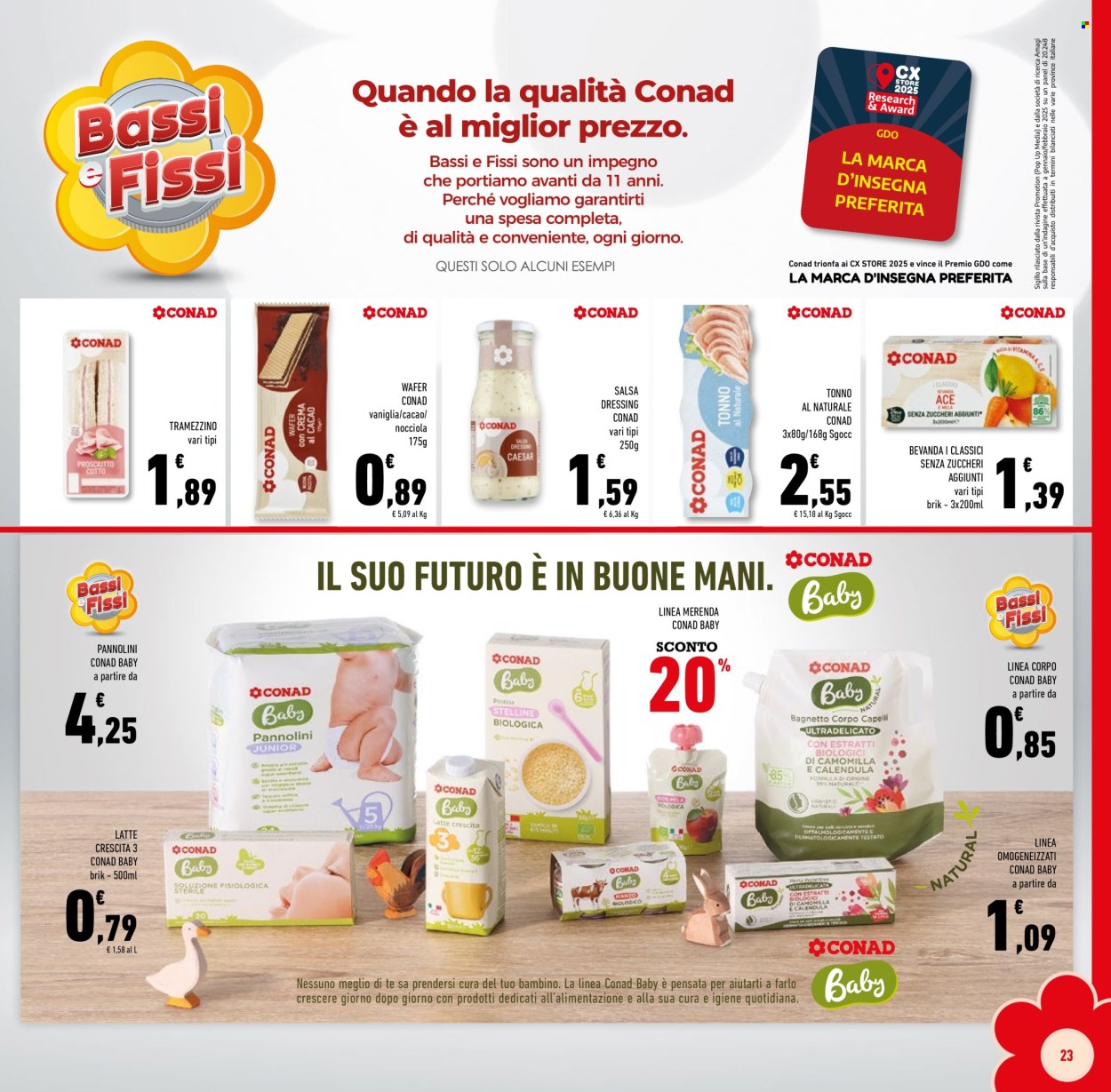 Volantino Conad Superstore - 27/8/2025 - 9/9/2025. Pagina 23