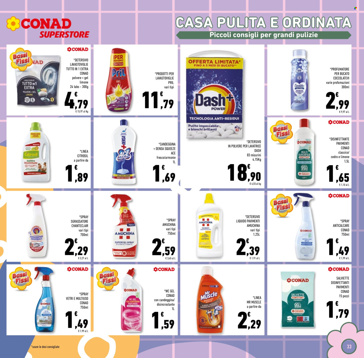 Volantino Conad Superstore - 27/8/2025 - 9/9/2025. Pagina 33