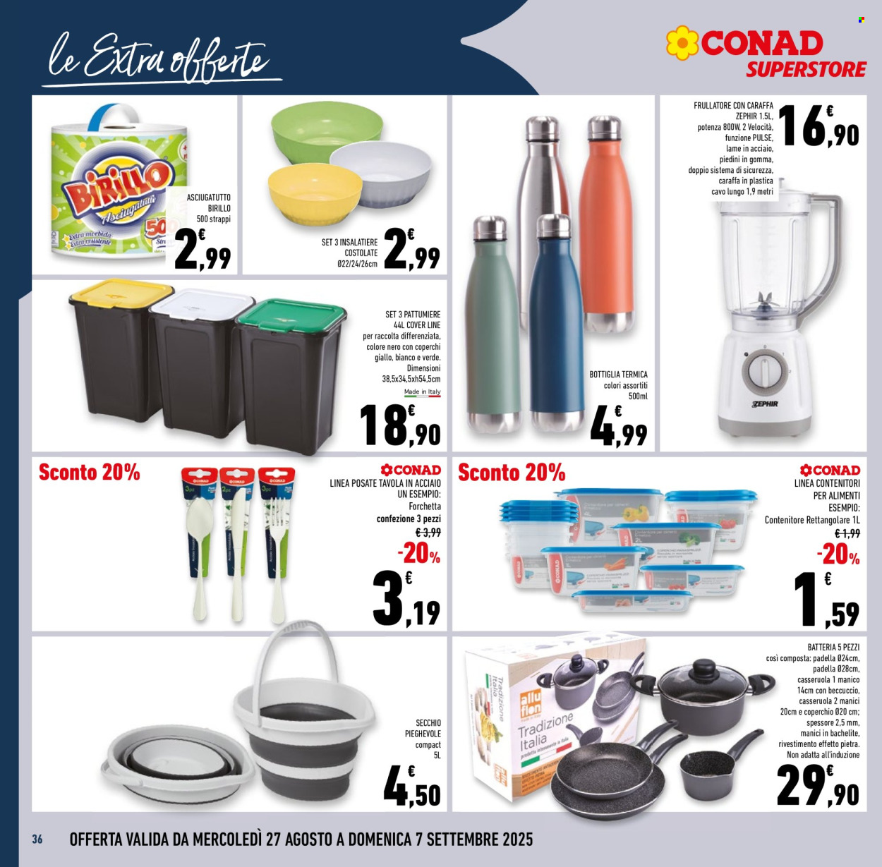 Volantino Conad Superstore - 27/8/2025 - 9/9/2025. Pagina 36