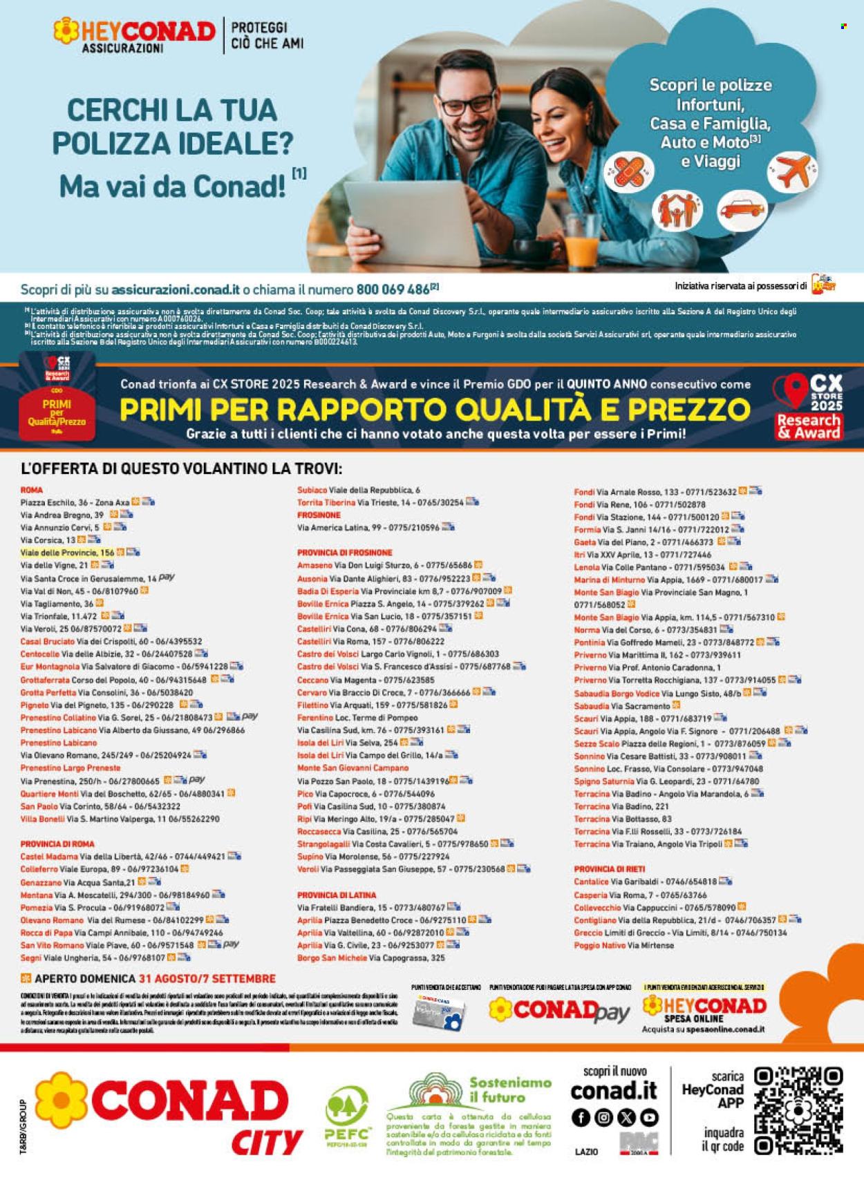 Volantino Conad - 27/8/2025 - 7/9/2025. Pagina 16
