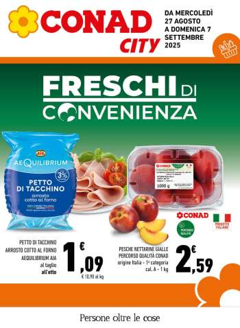 Volantino Conad - 27/8/2025 - 7/9/2025.