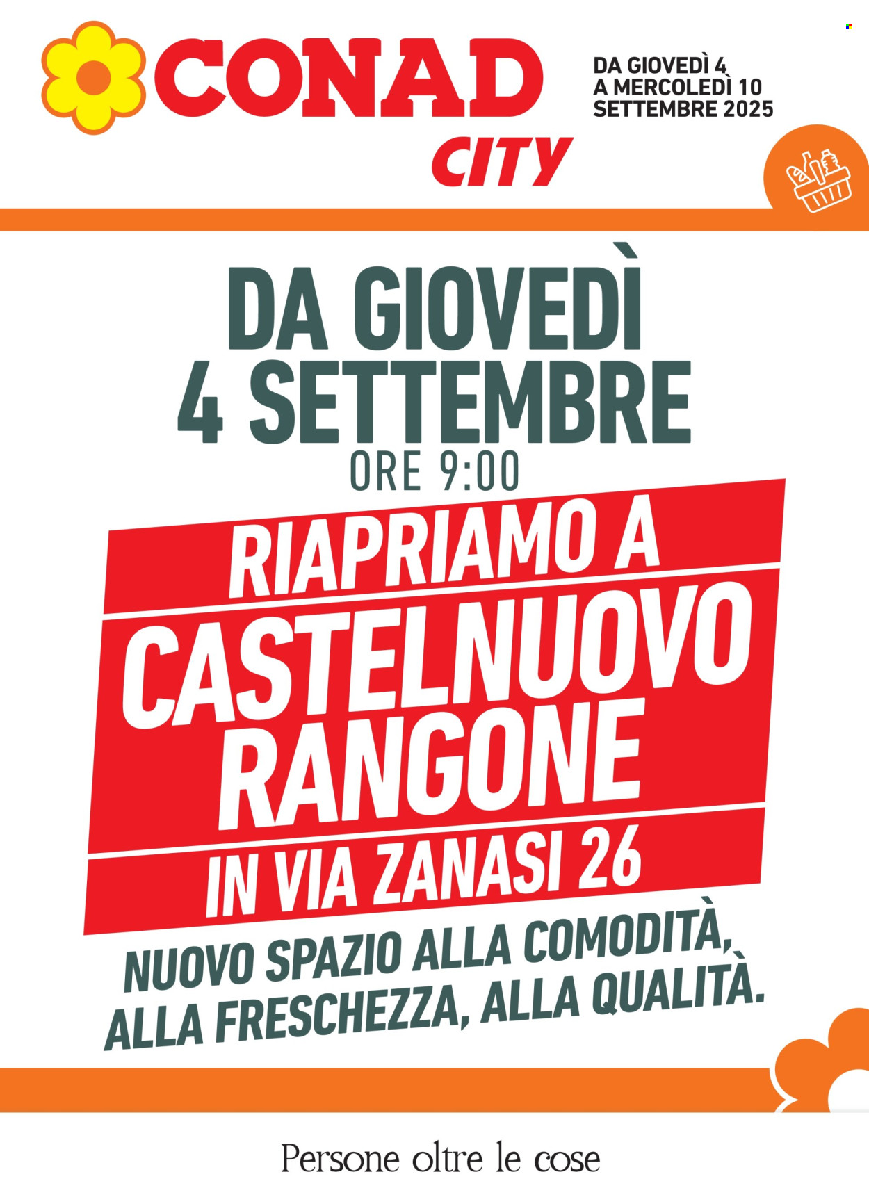 Volantino Conad - 4/9/2025 - 10/9/2025. Pagina 1