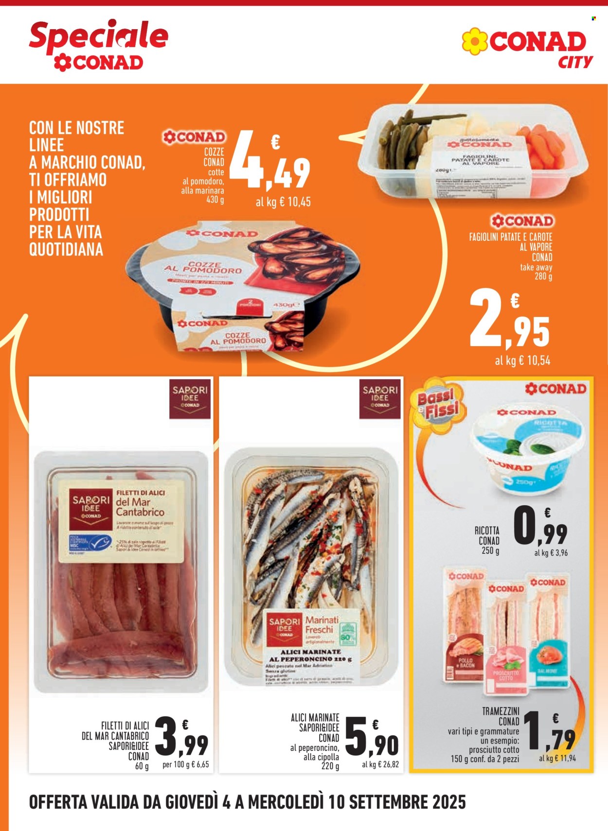 Volantino Conad - 4/9/2025 - 10/9/2025. Pagina 4