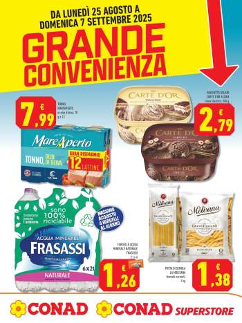 Volantino Conad - 25/8/2025 - 7/9/2025.