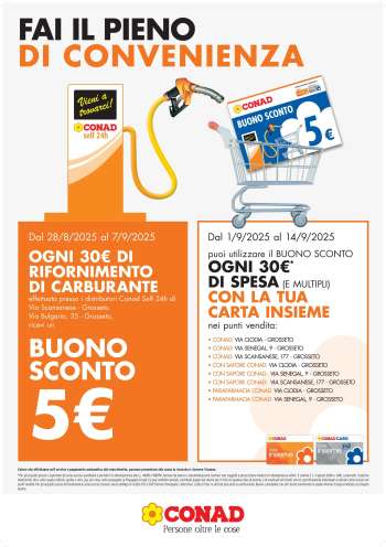 Volantino Conad - 28/8/2025 - 14/9/2025.