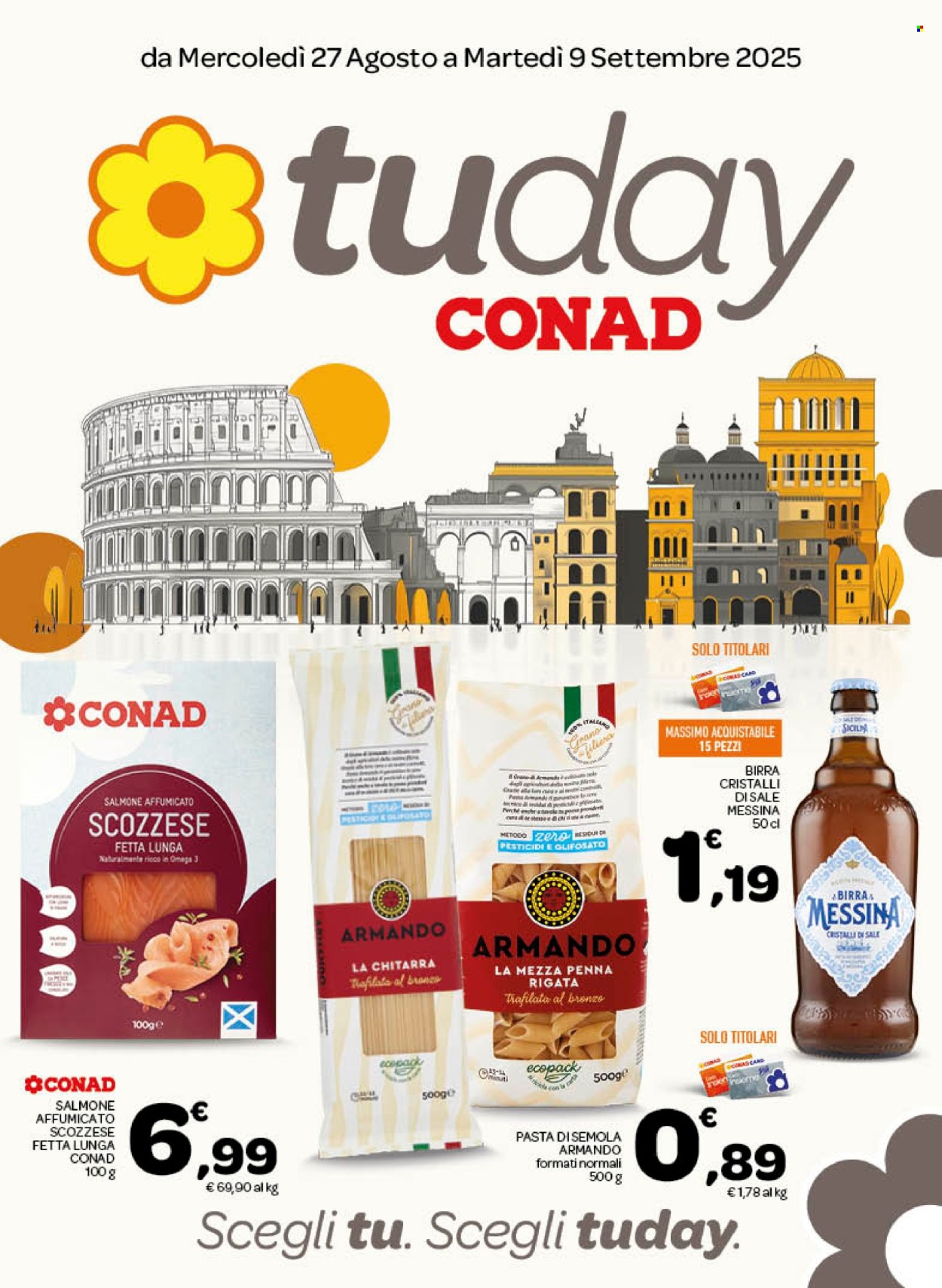 Volantino TuDay Conad - 27/8/2025 - 9/9/2025. Pagina 1