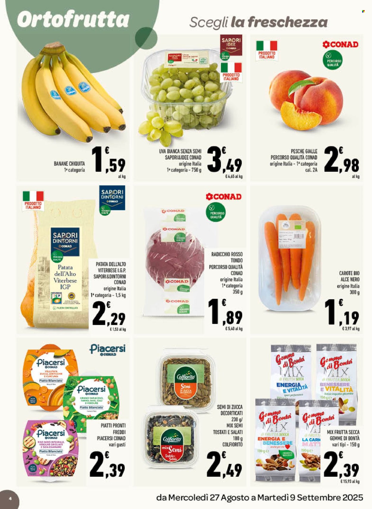 Volantino TuDay Conad - 27/8/2025 - 9/9/2025. Pagina 4