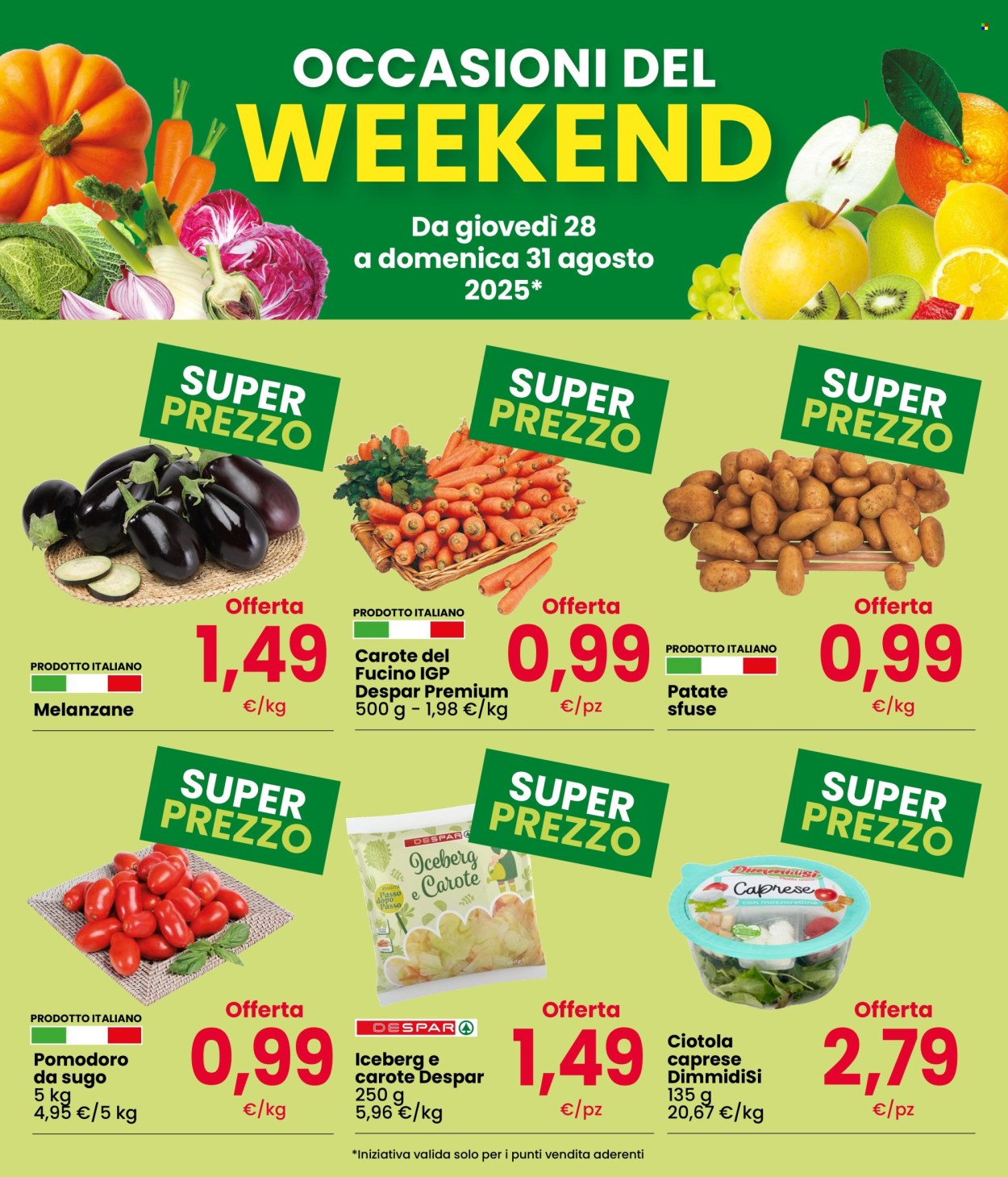 Volantino Despar - 28/8/2025 - 31/8/2025. Pagina 3