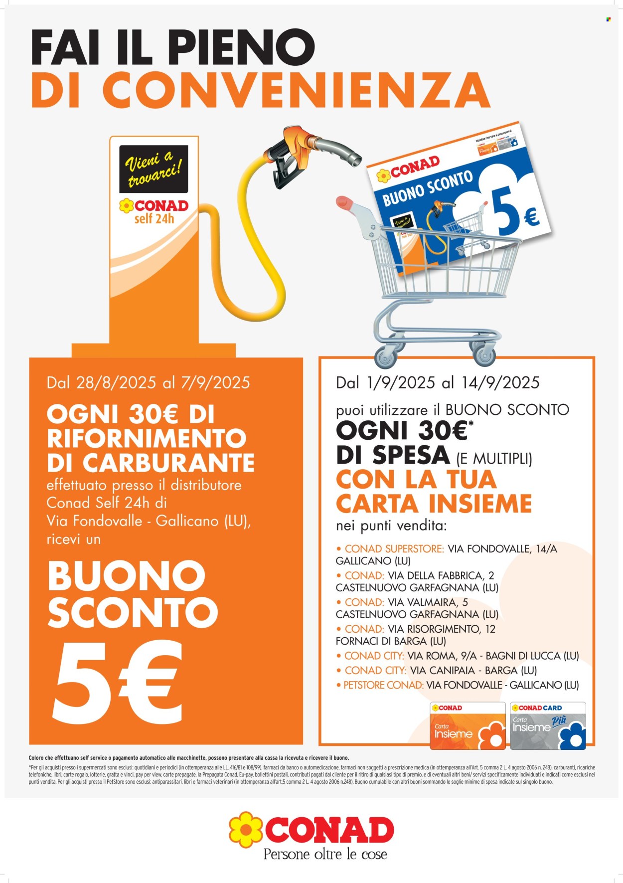 Volantino Conad - 28/8/2025 - 14/9/2025. Pagina 1