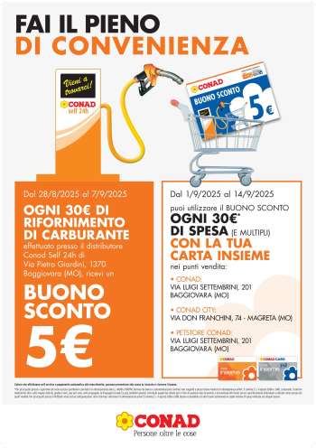 Volantino Conad - 28/8/2025 - 14/9/2025.