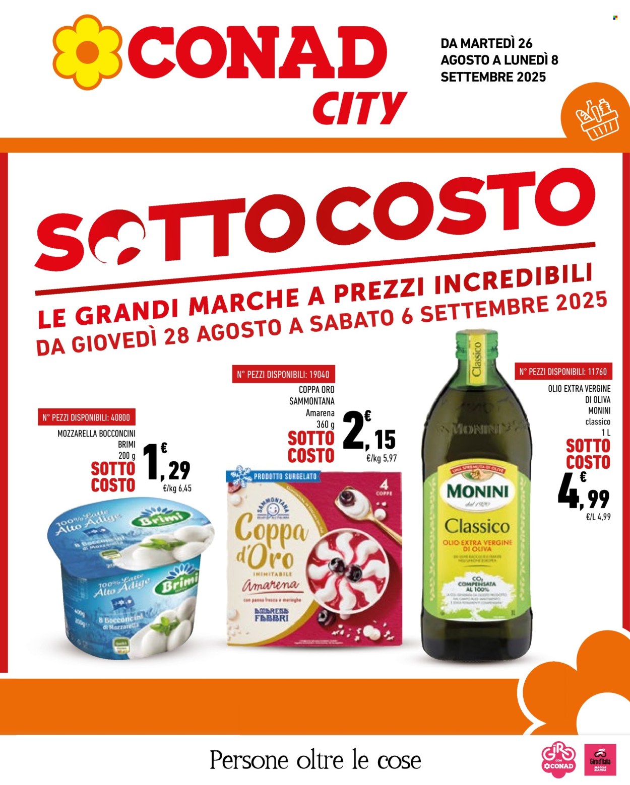 Volantino Conad City - 26/8/2025 - 8/9/2025. Pagina 1