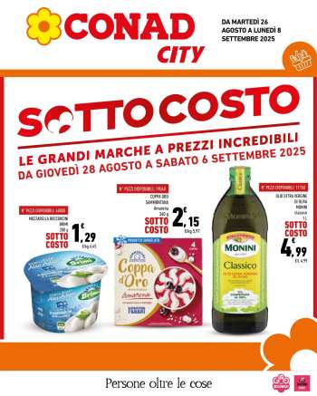 Volantino Conad City - 26/8/2025 - 8/9/2025.