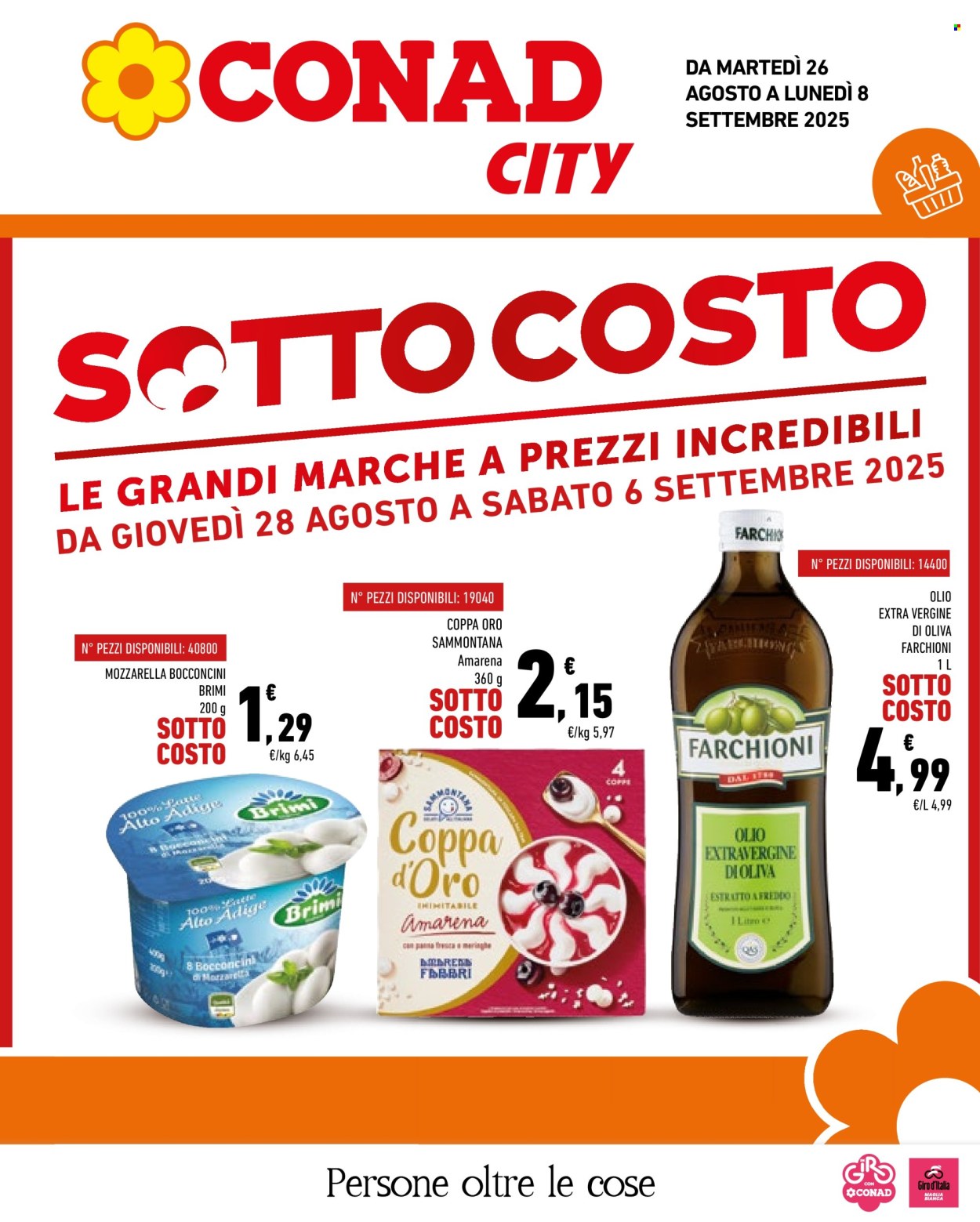 Volantino Conad - 26/8/2025 - 8/9/2025. Pagina 1
